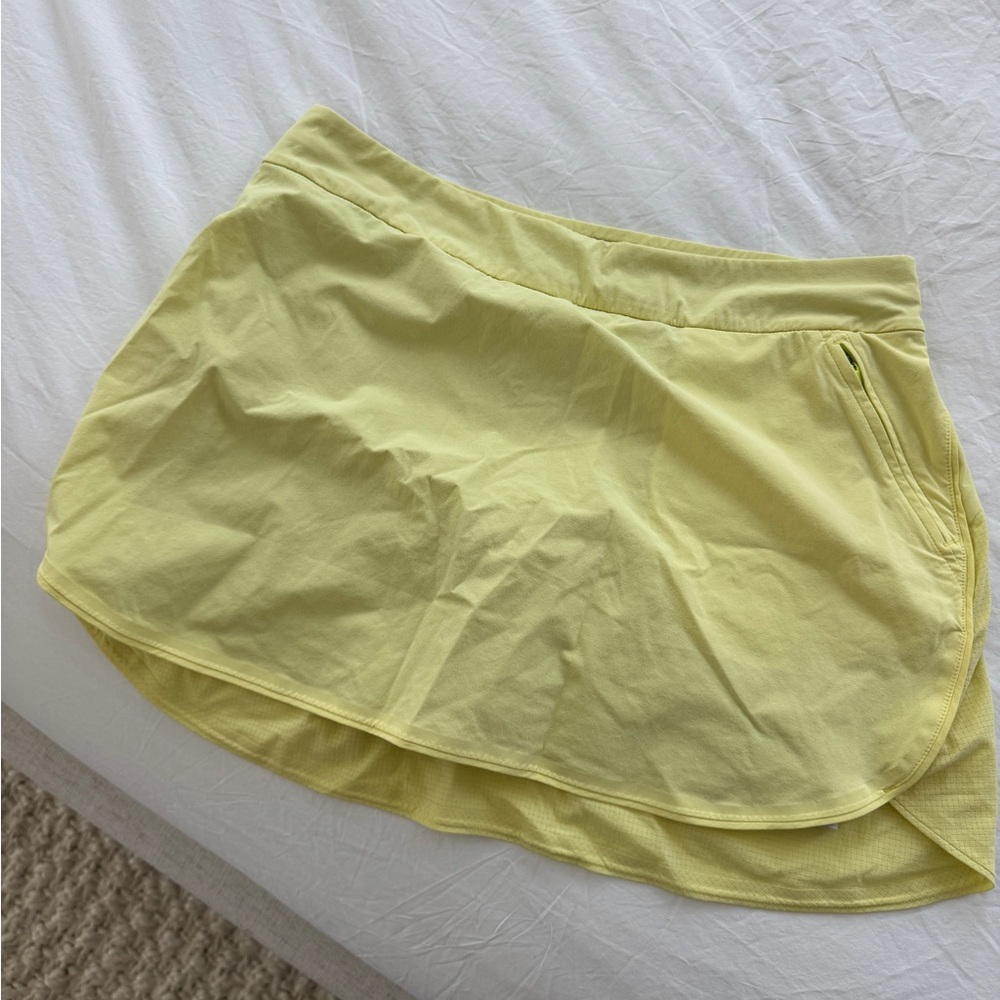 Outdoor Voices Yellow Athletic Skort